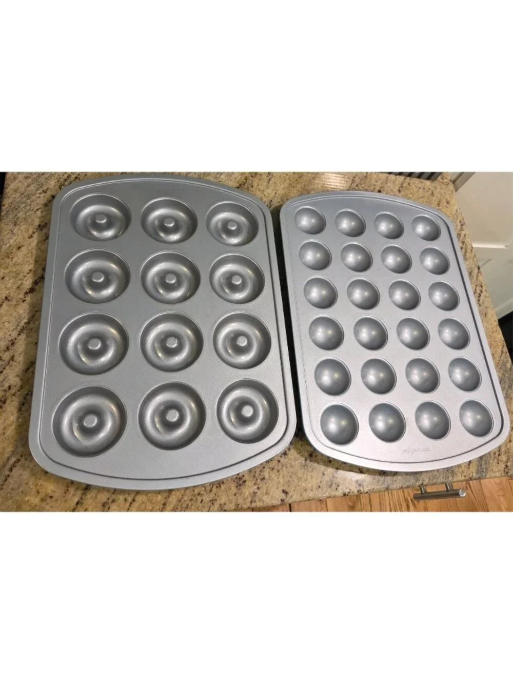 Lot of 2 Pampered Chef Donut Hole Pan Cake Pops & Donut
